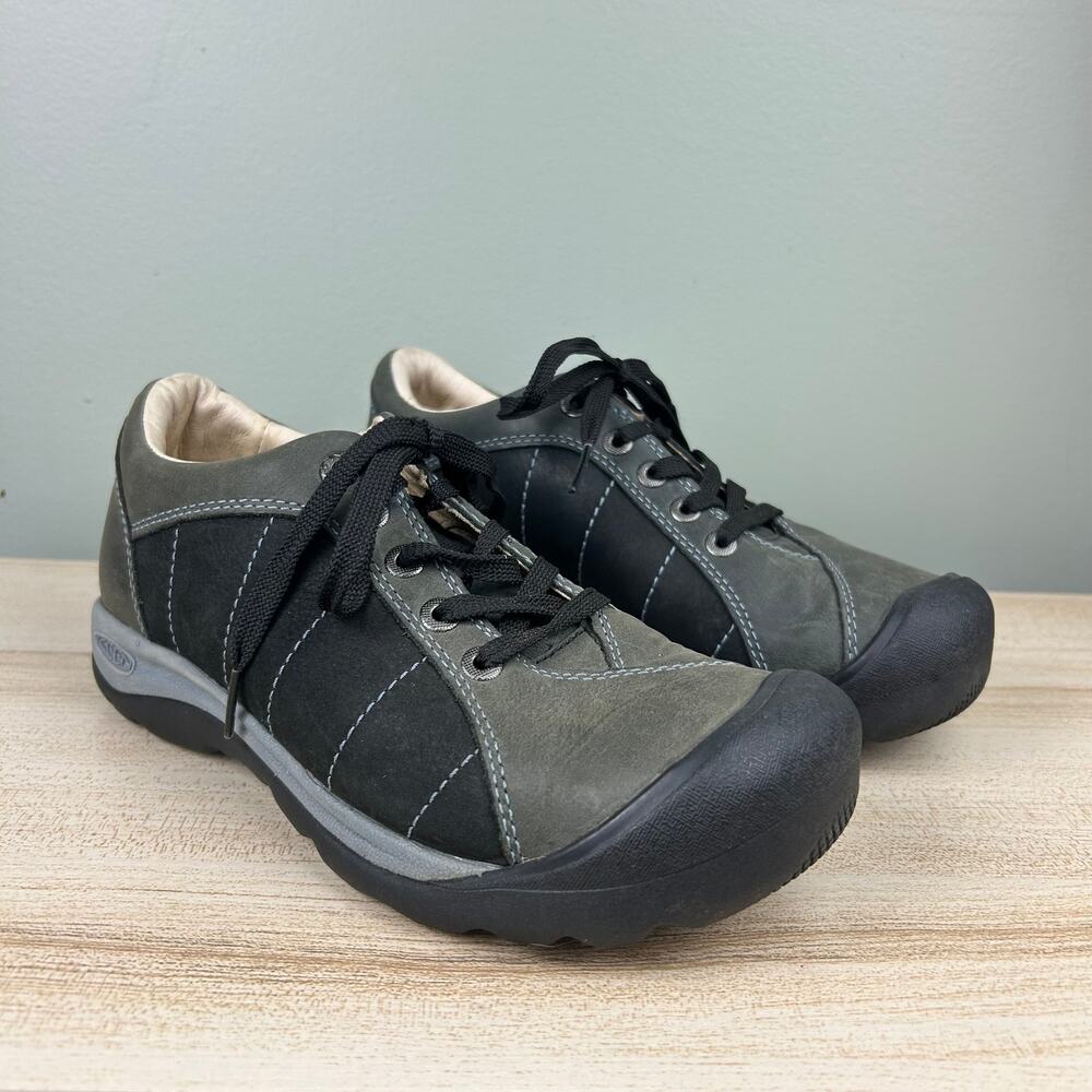 Keen Presidio 2 II Shoes sz 6.5 EU 37 Black Green with Cleats for Bike